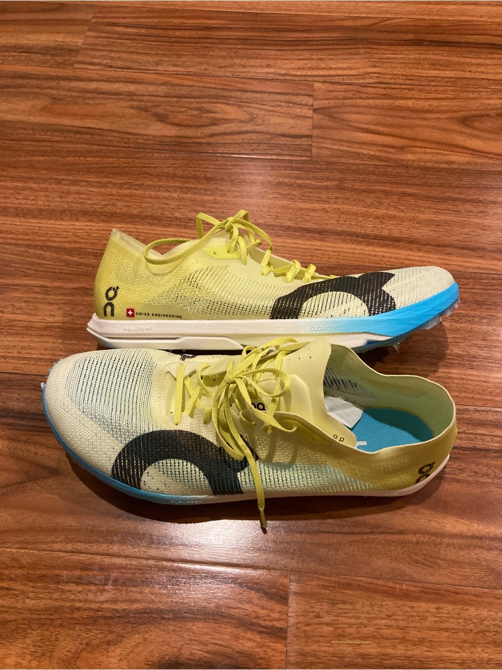 On Cloudboom Echo Men's Lightweight Running Shoes Yellow/Blue US 10 EU 44